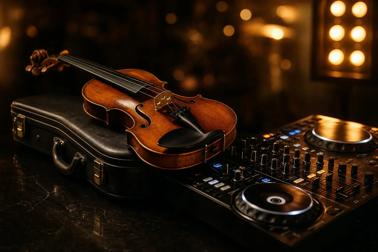 Atmosfera live instrumenta uz DJ set